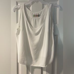 Jams World White Tank Top Size M